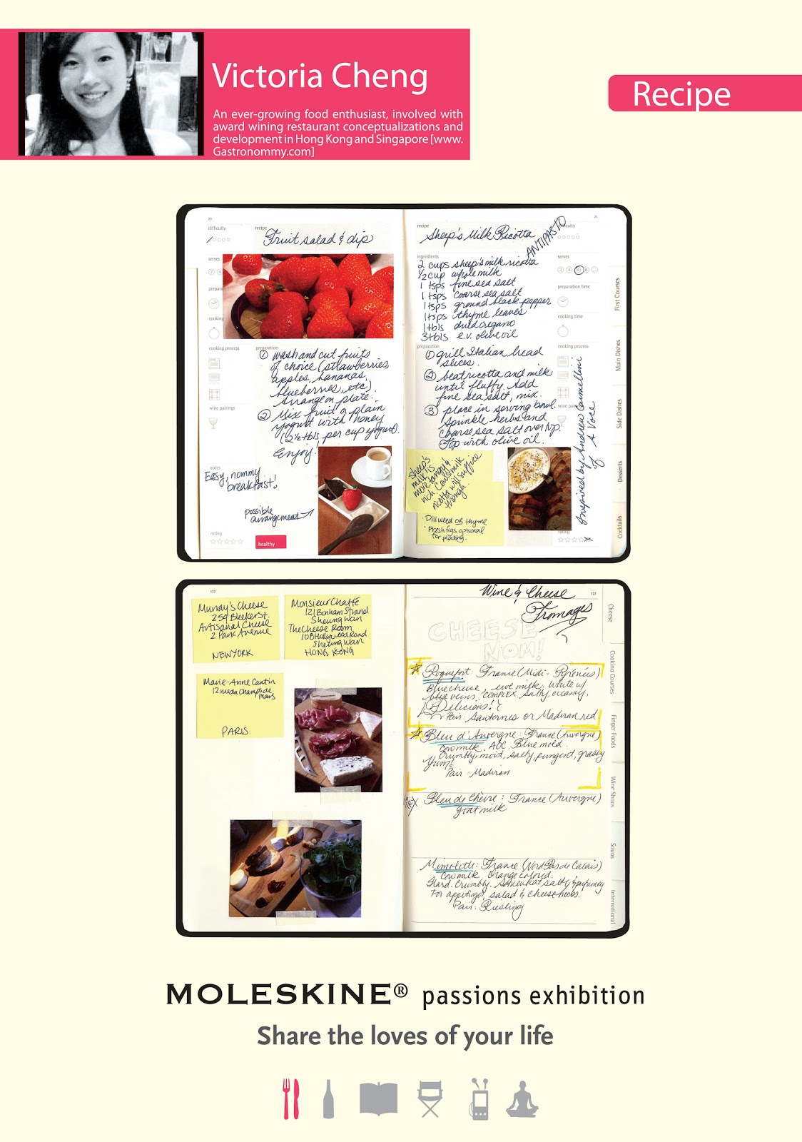 Moleskine Passion's Recipe Journal is on the shelves!